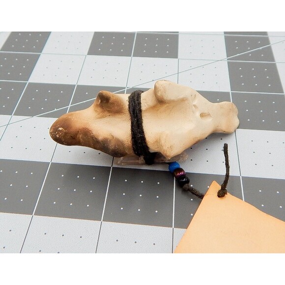 Fetish Rustic Beaver Offering Signed OC 3 inch Southwest Decor - Picture 9 of 10